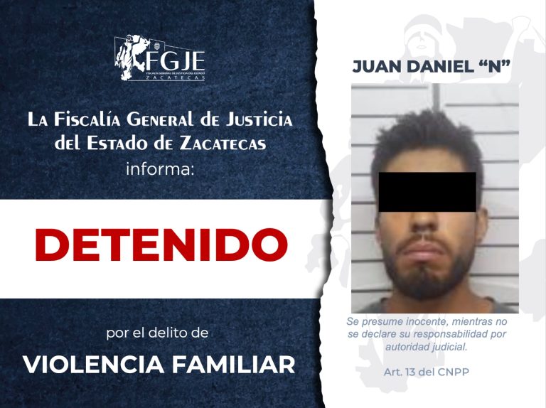 Detienen a dos por violencia familiar y lesiones