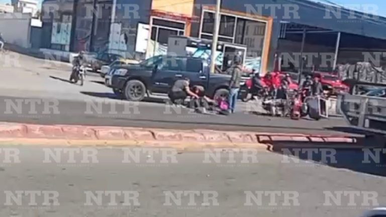 Chocan motociclistas en el Paseo del Mineral