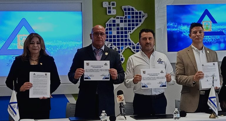 Firman convenio Canacozac y Sutsemop