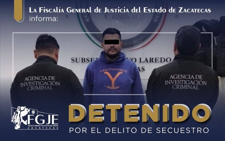 Deportan a César, acusado de secuestro en Zacatecas