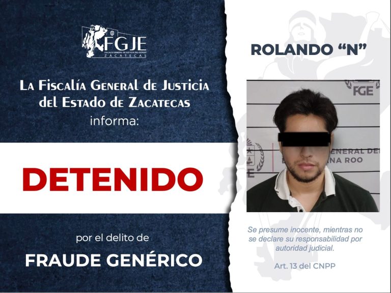 Detienen a Rolando en Quintana Roo; lo buscaban en Zacatecas
