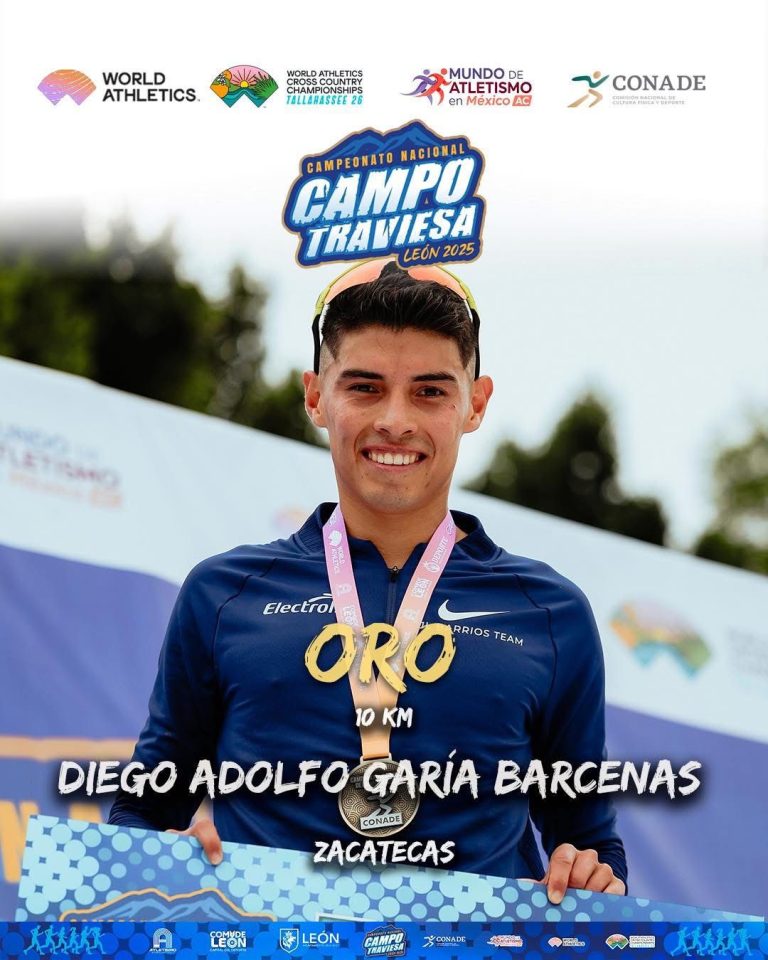 Diego Bárcenas se corona Campeón Nacional de Campo Traviesa en Guanajuato