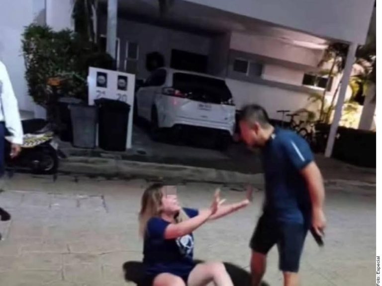 Exhiben a juez electo agrediendo a su novia