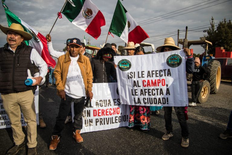 Sigue la lucha contra la ley de aguas