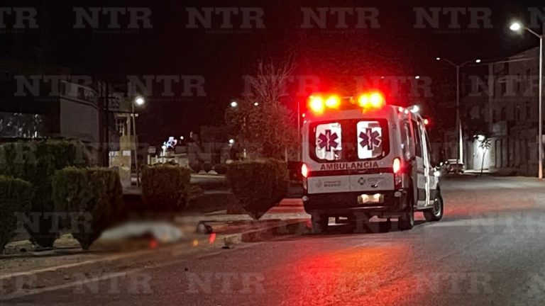 Muere motociclista; lo arrolló un vehículo que circulaba en sentido contrario