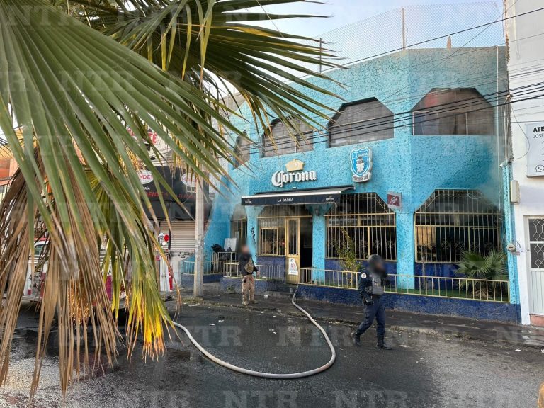 Se incendia bar en la García Salinas por cortocircuito