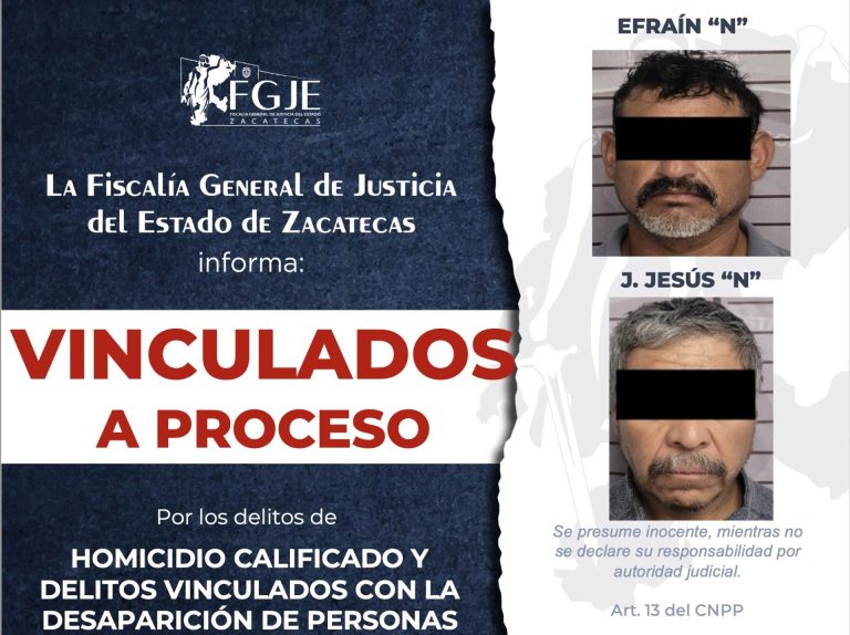 Los vinculan a proceso por homicidio calificado