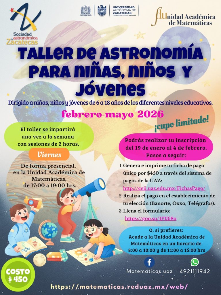 Invitan a taller de astronomía para niños