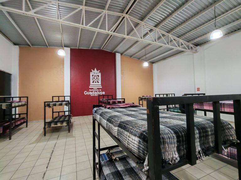 En operación, albergue de Guadalupe