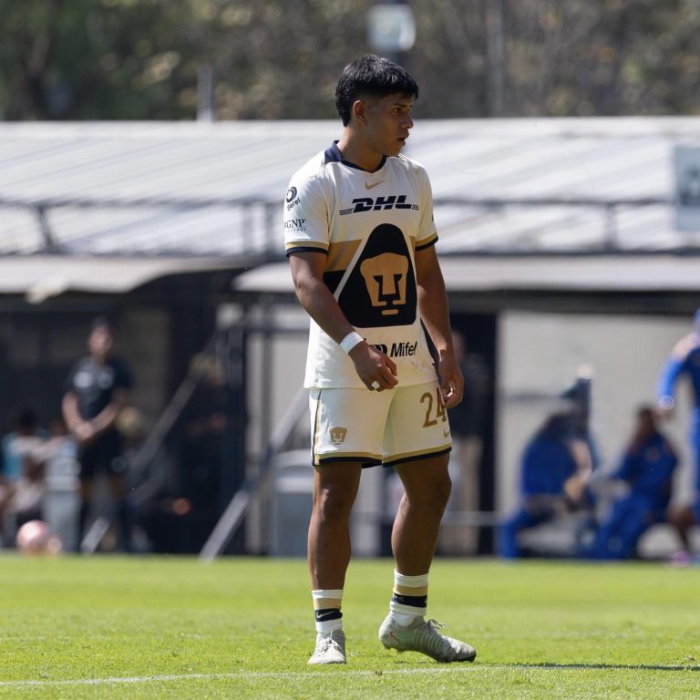 Austin Vázquez suma minutos en la caída de Pumas Sub-19 ante Santos