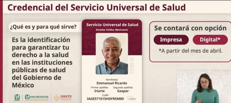 Lanza Gobierno credencial para acceso universal a salud
