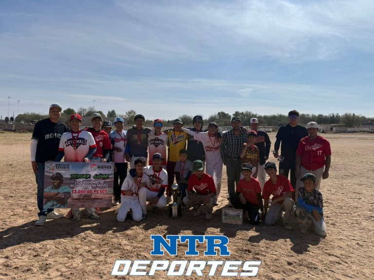 Nacionales de Nieves, tercer puesto de la Liga Regional de Beisbol Juvenil