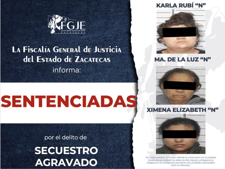 Sentencian a cinco personas por secuestro agravado