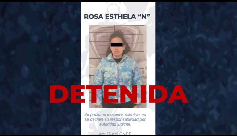 Detienen a Rosa Esthela por feminicidio de enfermera en Fresnillo