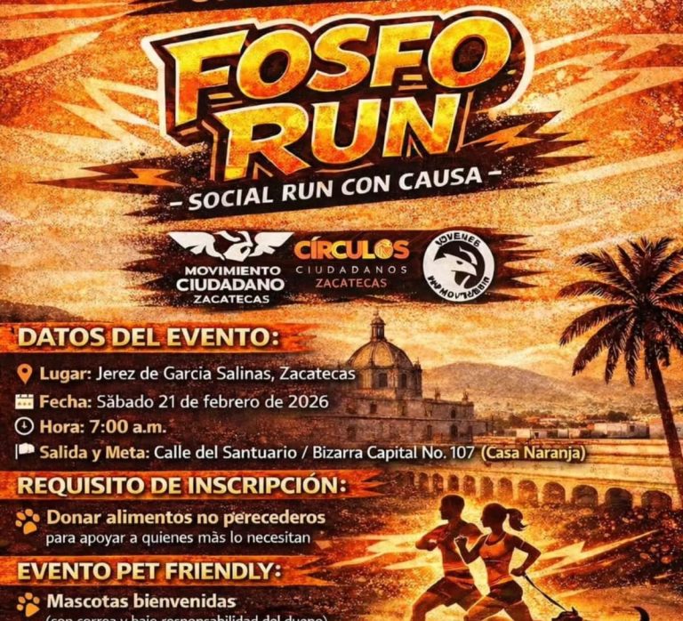 Invitan a Fosfo Run 5K con causa en Jerez