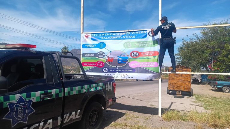 Con campaña «Salvando vidas» buscan reducir accidentes en Juchipila