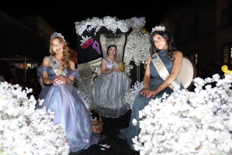 Noche mágica en carnaval nocturno de jerez