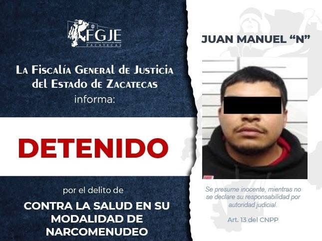 Pone FGJE a disposición a cuatro personas