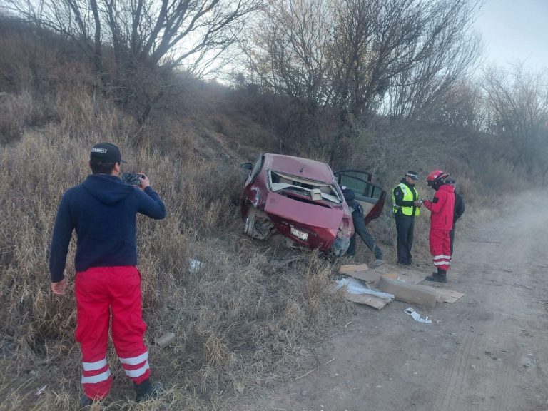 Chocan en puente de la comunidad de Loreto en Río Grande