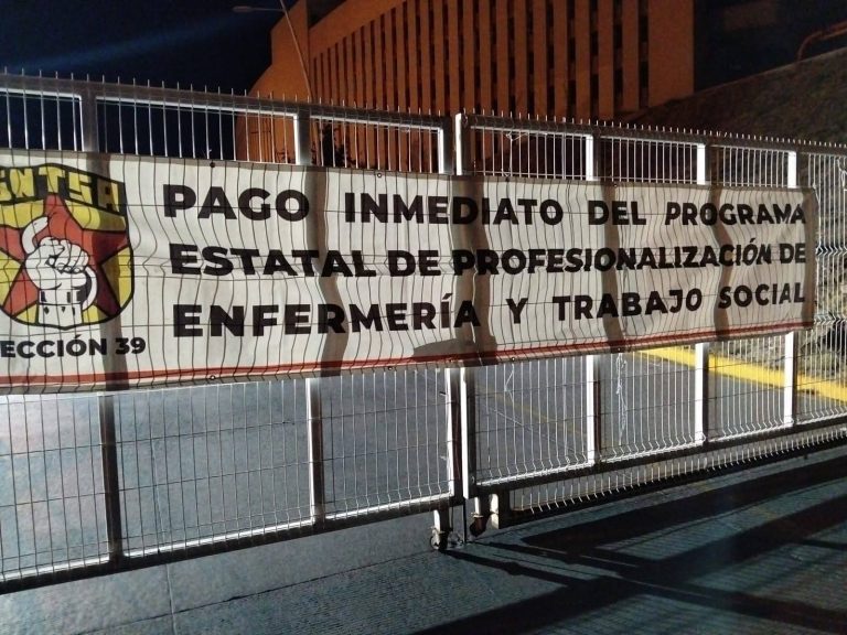 Trabajadores de Salud retoman protestas ante falta de pago