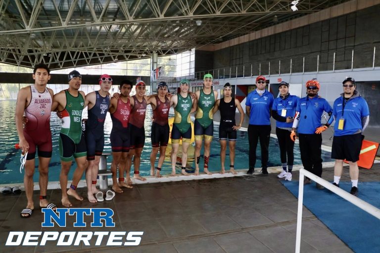 Zacatecanos clasifican en triatlón
