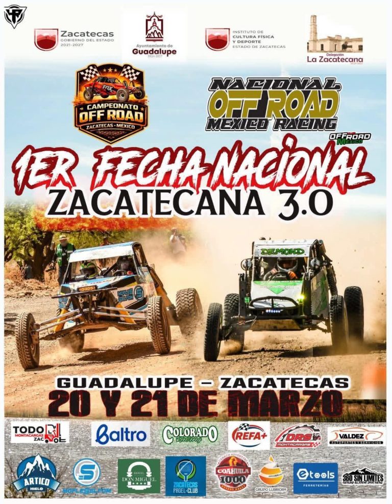 Zacatecas se prepara para el Campeonato Nacional Off Road
