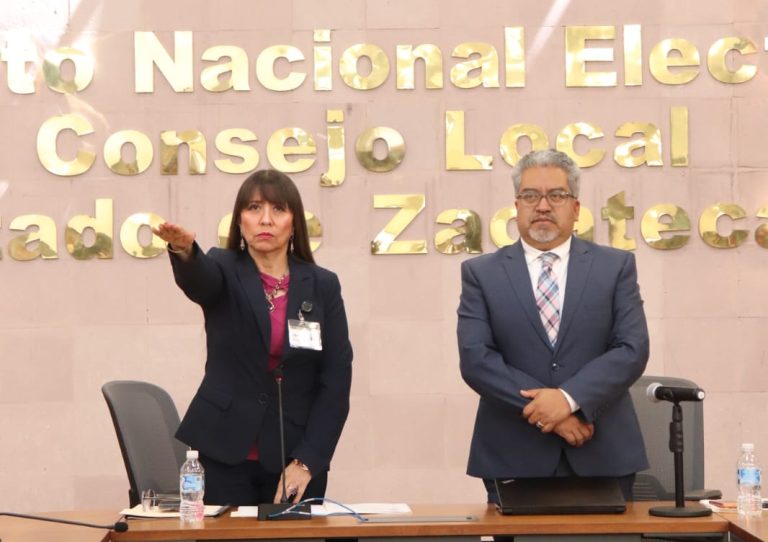 Rinde protesta nueva titular del INE en Zacatecas