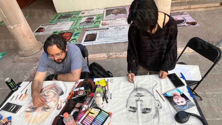 Artistas zacatecanos ‘adoptan’ el rostro de un desaparecido
