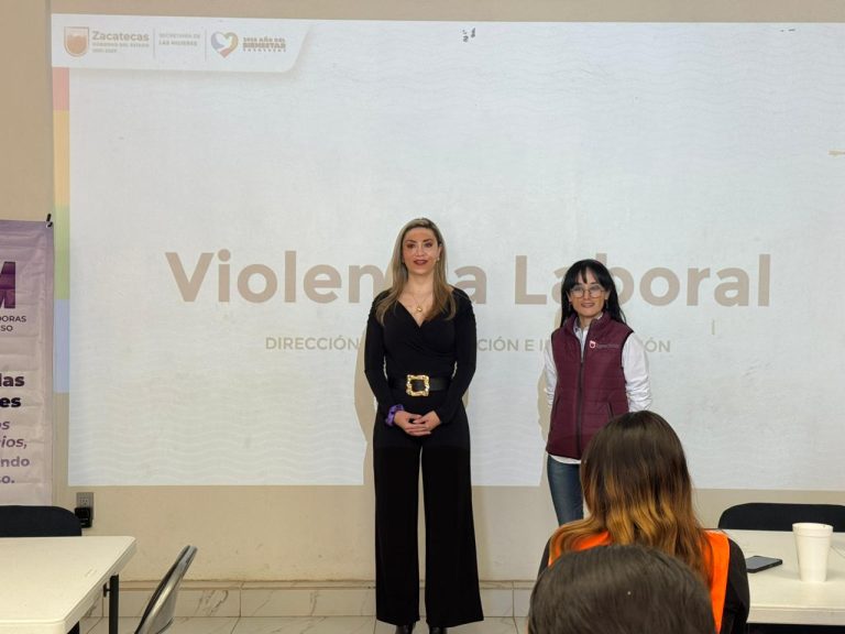 Realizan taller de prevención de violencia laboral a mujeres mineras