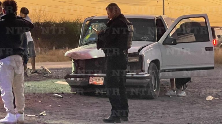 Aparatoso choque en la 44 deja cuatro lesionados