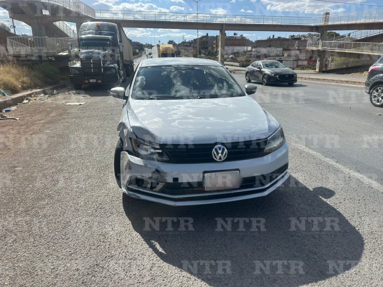 Choque en Tránsito Pesado deja una persona lesionada