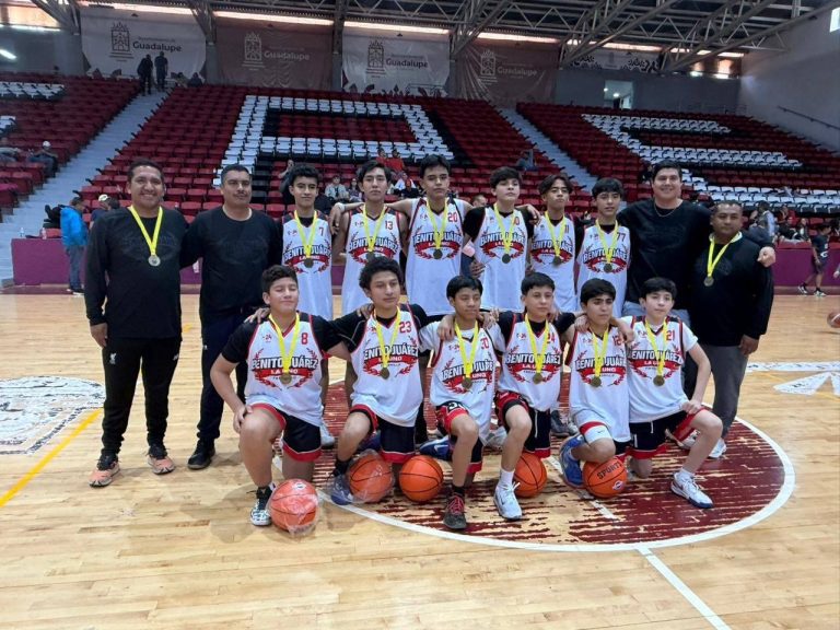 Fresnillo clasifica en baloncesto a Juegos Deportivos Nacionales Escolares