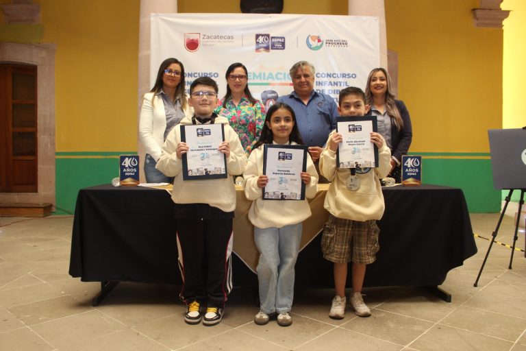 Premia JIAPAZ a ganadores de concursos infantiles