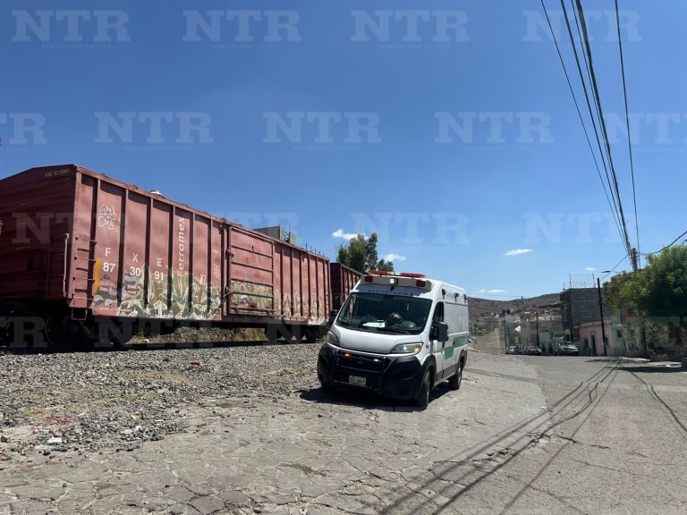 Atropella tren a hombre entre colonias Francisco E. García y Pánfilo Natera