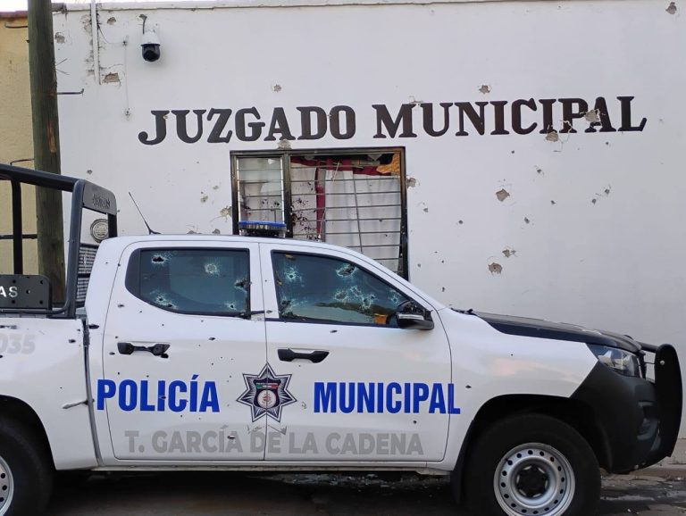 Reportan intensas balaceras en Trinidad García de la Cadena