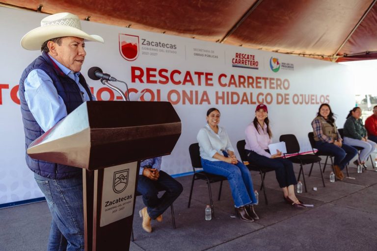 Entregan tramo carretero Toribio-Hidalgo de Ojuelos