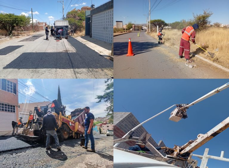 Continúan activas cuadrillas de bacheo durante Semana Santa
