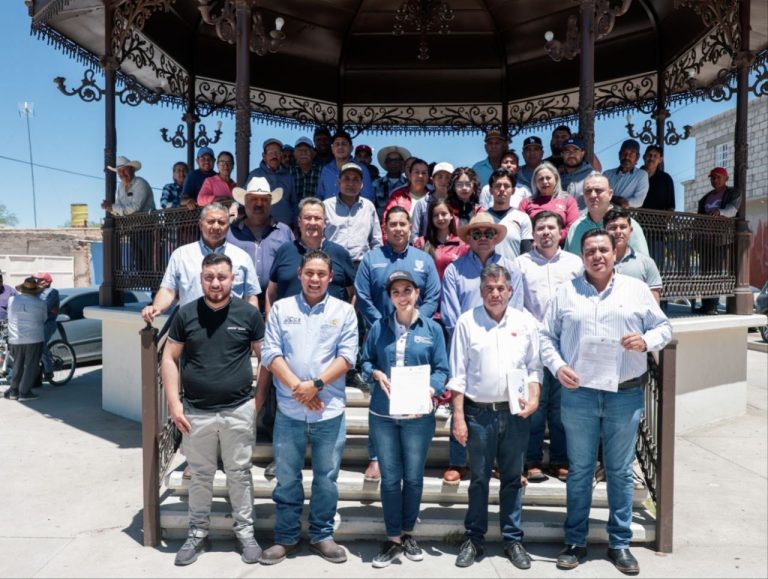 Entregan perforación de un pozo en Rancho Grande