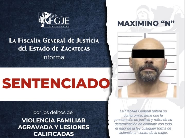 Le dan sentencia condenatoria por violencia familiar y lesiones