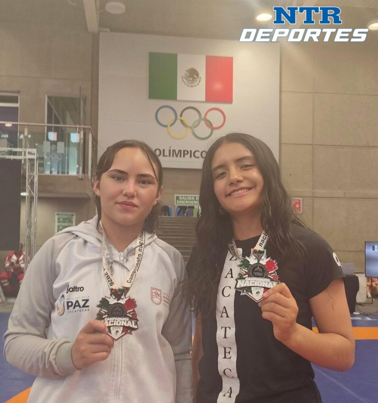 Plata y bronce para Zacatecas en el Campeonato de Luchas Asociadas