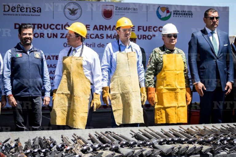 Realizan ceremonia de destrucción de armamento decomisado