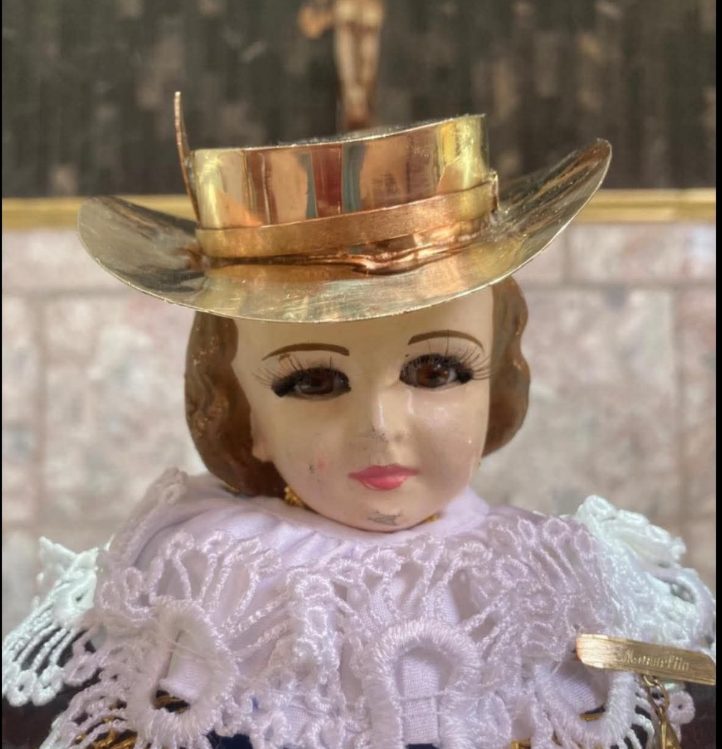 Roban imagen religiosa y su oro