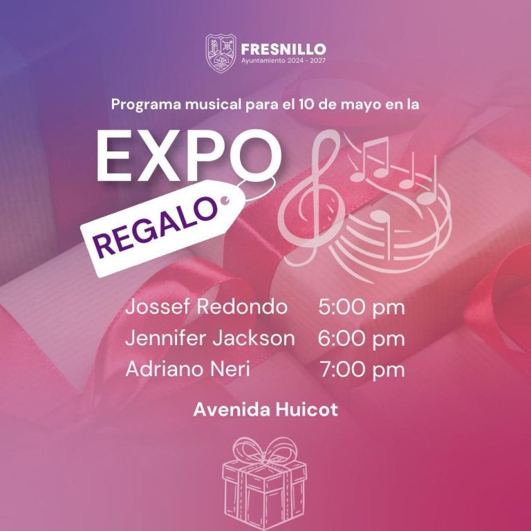 Habrá rifas y música en Expo Regalo Fresnillo