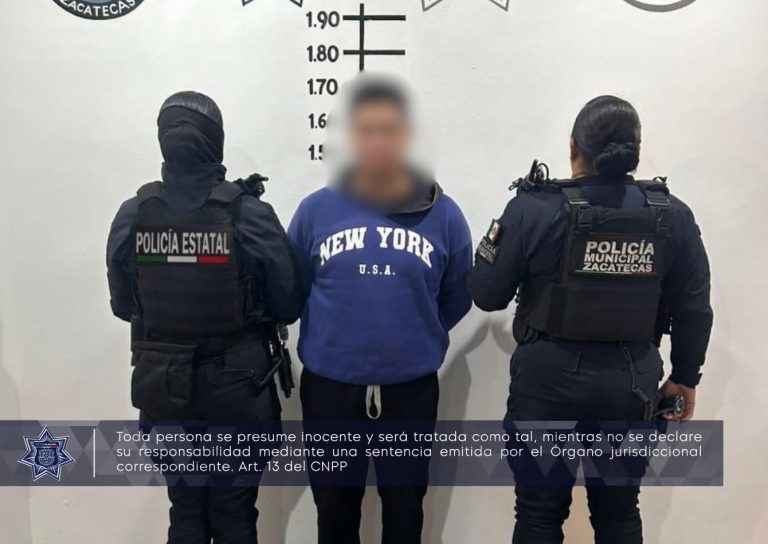 Detienen a hombre por golpear a su esposa