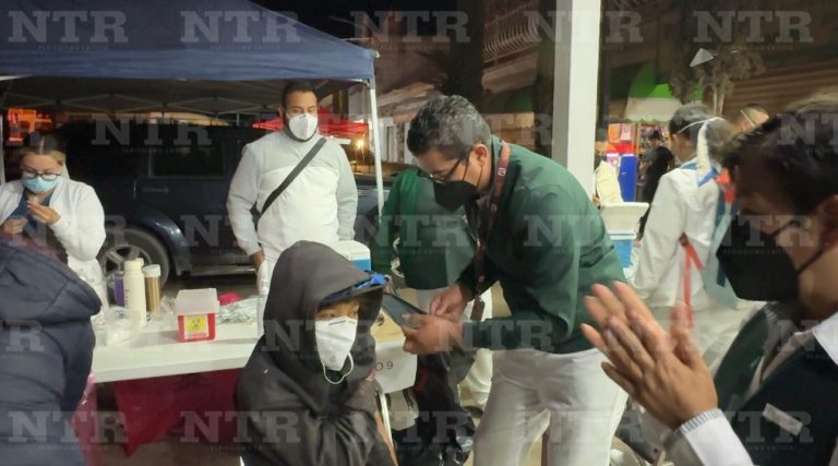 Van vs sarampión en Río Florido; vacunan a 8 mil