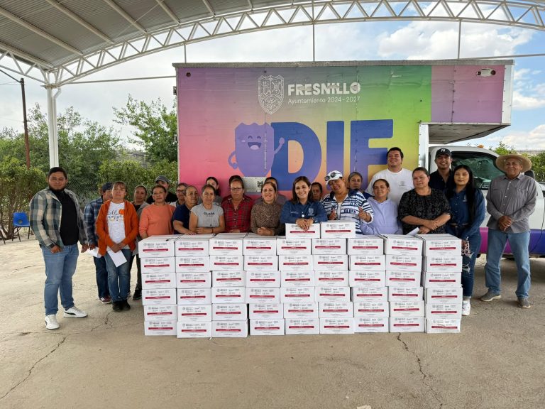 Entrega DIF Fresnillo apoyos alimentarios