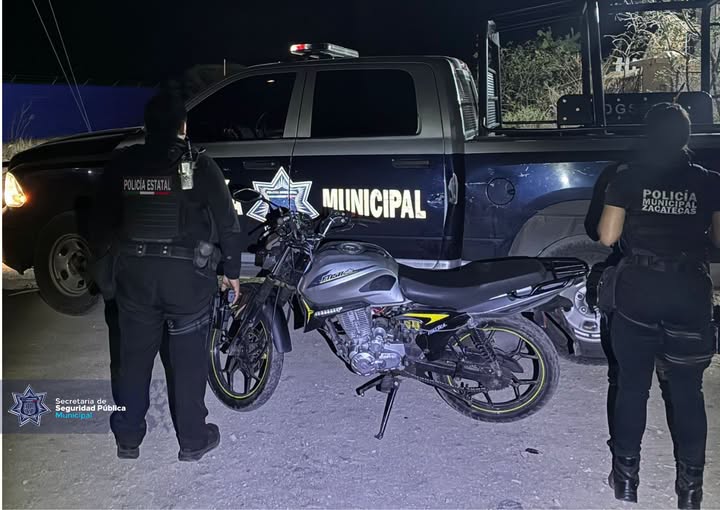 Aseguran moto ligada a robos en la Capital