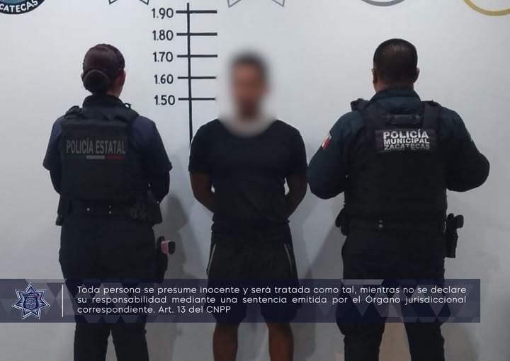 Detienen a hombre por agredir a su pareja