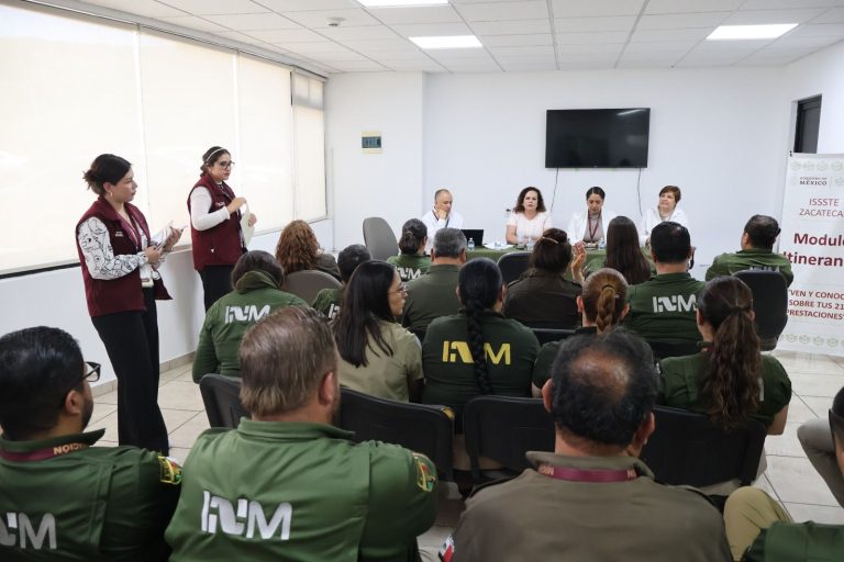 Acerca ISSSTE sus servicios a personal de INM