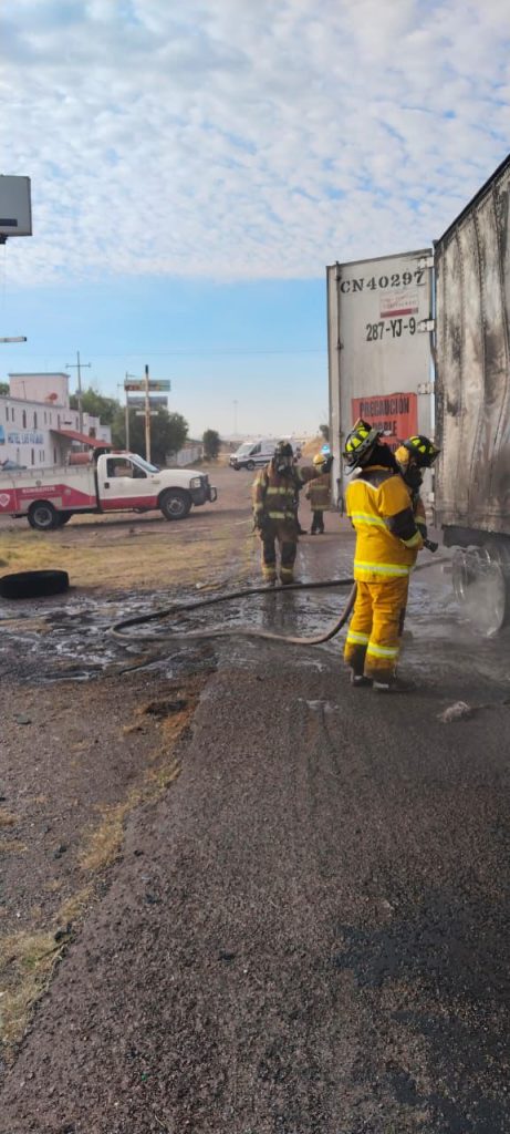 Se incendia quinta rueda en Trancoso